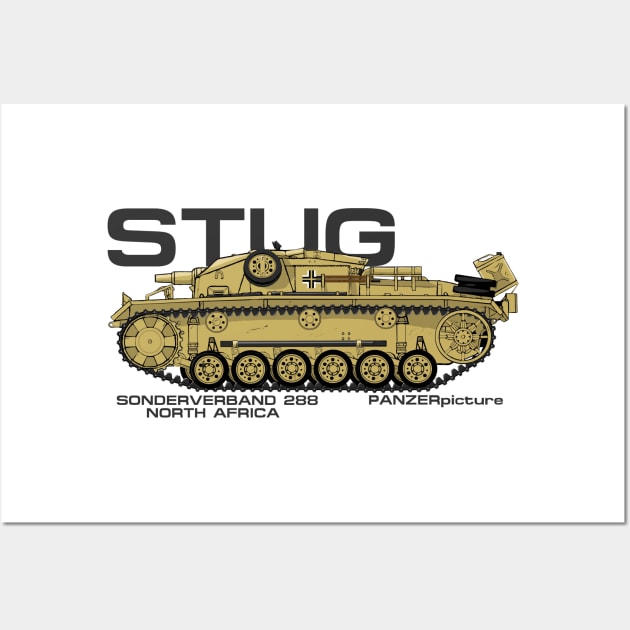 StuG III Ausf D - Sonderverband 288 Wall Art by Panzerpicture